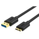 cablu USB 3.0 microUSB-USB, 2.0m; Y-C463GBK