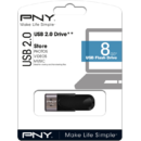 PNY Flash USB 2.0   8GB PNY Attache 4 black
