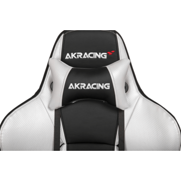 Scaun Gaming AKRacing Master Premium Negru/Argintiu