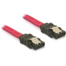 Delock Delock SATA cable 50cm straight/straight metal red