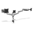 Clamb Mount for Monitors with Gas Spring, 3xLCD,27'',adjustable and rotated 360°