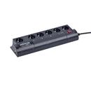 Energenie programmable surge protector with LAN interface, 6 sockets,1.8m,black