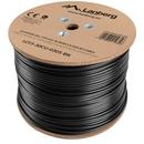 LANBERG Lanberg FTP solid outdoor gel. cable, CU, cat.5e, 305m, Gray