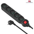 MACLEAN Maclean MCE184 Power strip 5-outlet with switch 3m Cable