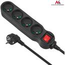 MACLEAN Maclean MCE181 Power Strip 4-outlet with switch 3m Cable