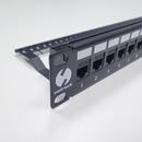 Netrack blank patchpanel 19'' + 24 pcs Keyston Jack Module, cat. 6 UTP