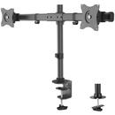 NEWSTAR NewStar Flat Screen Desk Mount (clamp/grommet) - Crossbar FPMA-DCB100DBLACK