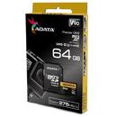 Adata Adata microSDXC 64GB Class 10 citit/scris 275/155MBps