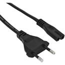 Akyga Akyga Notebook Power Cord AK-RD-01A IEC C7 2pin 1,5m EU plug