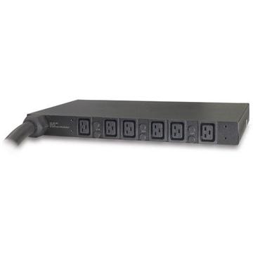 APC Rack PDU, Basic, 1U, 14.4kW, 208V, (6) C19