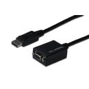 Assmann ASSMANN Displayport 1.1a Adapter Cable DP M (plug)/DSUB15 F (jack) 0,15m black