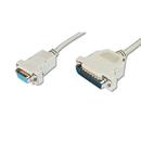 Assmann ASSMANN LPT Connection Cable DSUB25 M (plug)/DSUB9 F (jack) 3m grey