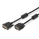 Assmann ASSMANN DVI-I DualLink Adapter Cable DVI-I (24+5)M(plug)/DSUB15 M(plug) 2m black
