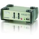 ATEN CS1732B 2-Port USB 2.0 KVMP Switch OSD, 2x USB Cables, 2-port Hub, Audio