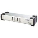Aten ATEN CS1744 4-Port USB Dual View KVMP Switch (2xVGA cards) 2-port USB Hub, Audio
