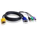 Aten ATEN KVM Cablu 3in1 SPHD (HDB15-SVGA, USB, PS/2, PS/2) - 1.8m