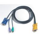 Aten ATEN Cablu prelungire KVM (HD15-SVGA, PS/2, PS/2) - 3m