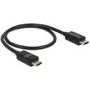 Delock Delock Power Sharing Cable Micro USB-B male > Micro USB-B male OTG