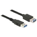 Delock Delock Extension cable USB 3.0 Type-A male > USB 3.0 Type-A female 0.5m black