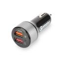 Car Charger Qualcomm Quick Charge™ 3.0, 2xUSB (3A/2,4A)