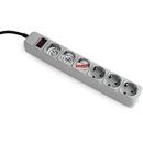 Energenie Gembird Surge protector, 6 sockets, 6 ft
