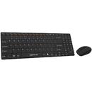 ESPERANZA EK122K LIBERTY - Tastatura fără fir + Mouse USB | 2,4 GHz, Negru, Rezolutie 1600 dpi