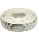 Gembird Gembird flat telephone cable stranded wire 100m, white