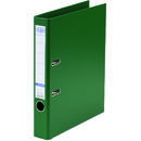 Elba Biblioraft A4, plastifiat PP/PP, margine metalica, 50 mm, ELBA Smart Pro+ - verde