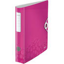 Biblioraft LEITZ Active Wow 180, A4, 50 mm, polyfoam - roz metalizat