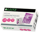 Folie LEITZ Mini pentru laminare la cald, 54x86, 125 microni, 100 folii/cutie