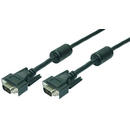 LOGILINK - Cablu VGA  2x Ferrita HQ, lungime 15 m