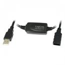 LOGILINK - Cablu Repeater USB 2.0  20 m