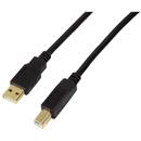 LogiLink LOGILINK - USB 2.0 AM/BMActive Repeater Cable, 10m