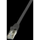 LogiLink LOGILINK - Cablu Patchcord CAT5e F/UTP 0,5m negru