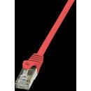 LogiLink LOGILINK - Cablu Patchcord CAT5e F/UTP 1,00m roșu