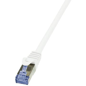 LOGILINK - Patchcord Cablu Cat.6A 10G S/FTP PIMF PrimeLine 5m alb