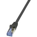 LogiLink LOGILINK - Patchcord Cablu Cat.6A 10G S/FTP PIMF PrimeLine 10m negru