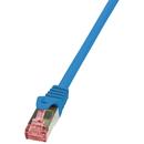 LogiLink LOGILINK - Patchcord Cablu Cat.6 S/FTP PIMF PrimeLine 5,00m, albastru