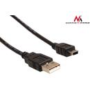 MACLEAN Maclean MCTV-749 USB 2.0 Hi-Speed A to mini-B 5 pin Cable Power & Data Lead 3m