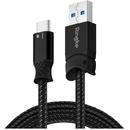 Ringke Cablu Ringke USB-C USB 3.0 Smart Fish 1.2 metri Negru