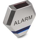 CE DC3200S Fake Alarm Siren System Dummy 3x LED solar, silver