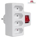 MACLEAN Maclean MCE217 Four-phase power socket with switch 4x2,5A universal plug