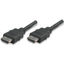 Manhattan Manhattan cablu monitor HDMI/HDMI 1.4 Ethernet 2m negru contacte nichelate