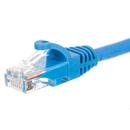 NETRACK Netrack patch cable RJ45, snagless boot, Cat 6 UTP, 2m blue