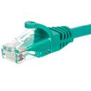 NETRACK Netrack patch cable RJ45, snagless boot, Cat 6 UTP, 2m green