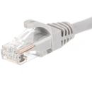 NETRACK Netrack patch cable RJ45, snagless boot, Cat 6 UTP, 0.25m grey