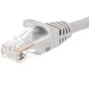 Netrack patch cable RJ45, snagless boot, Cat 6 UTP, 0.25m grey