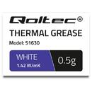 QOLTEC Qoltec pasta termica 1.42 W/m-K | 0.5g | White