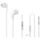 QOLTEC Qoltec In-ear headphones with microphone | White