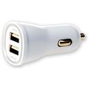 TECHLY Techly Car USB charger 5V 1A/2.1A, 12/24V, two USB ports, white